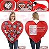 Silicherry Costume di San Valentino per adulti Love Heart Costume scatola di cioccolatini Costume per uomo donna Rosso Divertente San Valentino Cosplay Costume Dolce Candy Costume per le feste di #2