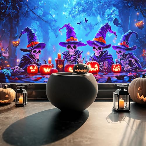 Vinilo Decorativo para Ventana con Diseño Halloween 39.3x17.7 pulgadas miniatura 4