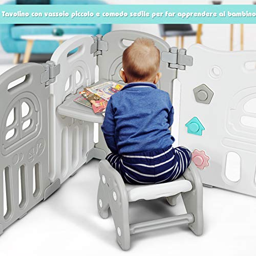 COSTWAY Box per Bambini Recinto di Gioco, Parco