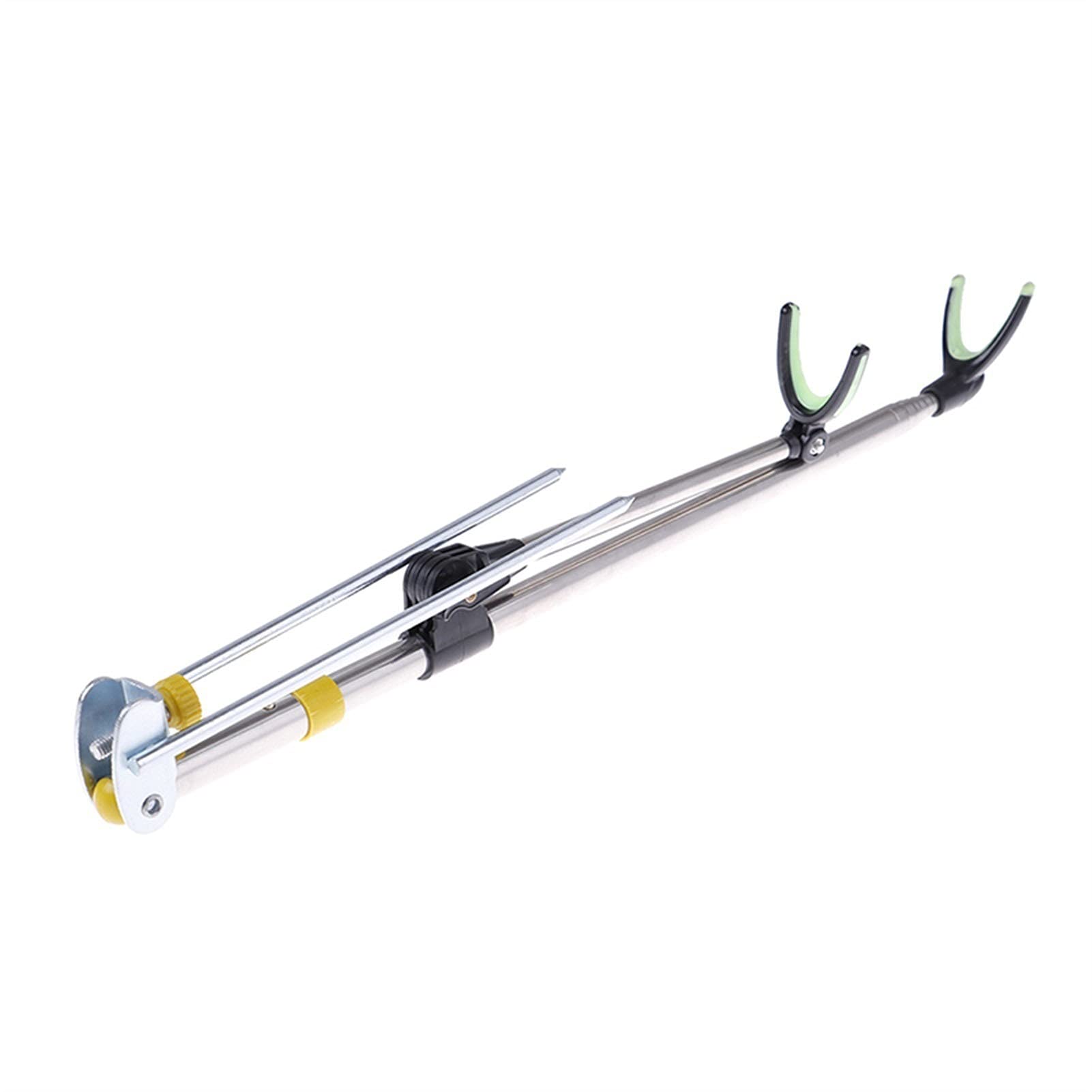 TANGJIANCHENG TTanga Fishing Rod Holders Pole Rack V Holder 1.5M/1.7M/2.1M/2.4M Stainless Steel Fishing Holder (Color : 2.4)