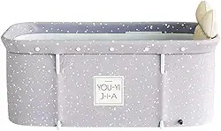 VG PLUS, Banheira Dobrável Retangular Com Acessorios Vg+ Cinza