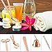 Calary 3 in 1 Candle Care Kit - Wick Trimmer, Snuffer & Dipper Set (Rose Gold)