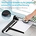 Rotary Paper Trimmer, 15 Sheet Capacity Commercial Grade Paper Cutter,Automatic Clamp, Black & Silver,360mm(14.17
