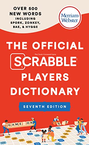 The Official Scrabble® Players Dictionary, Seventh Ed., Newest Edition, 2023 Copyright, (Jacketed Hardcover) #TOP4