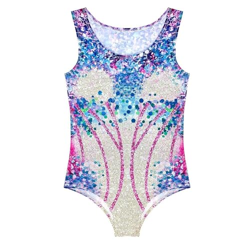 Kids Girls Swimsuit One Piece Cute Sequins Bathing Suit Sports Beach Swimwear Toddler Girls Quick Dry Swimming Suit