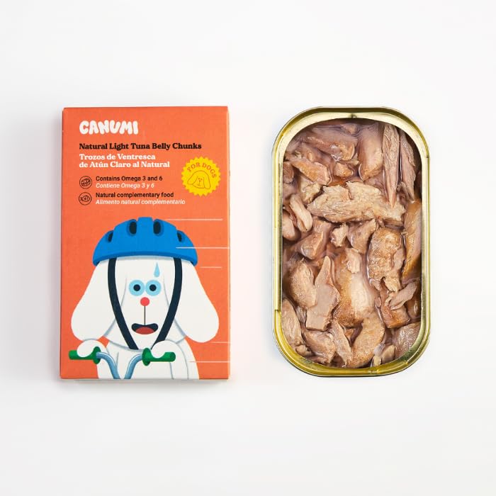 Canumi Ventresca de Atún al Natural para Perros 120g