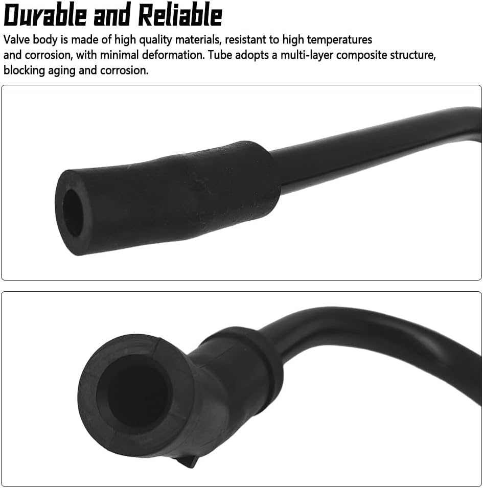 PCV Valve with Tube Compatible with Cadillac Escalade/Chevy Silverado Suburban Express Tahoe, for GMC/Hummer/Buick Rainier 2005-2008 Replace 12567915 12611592