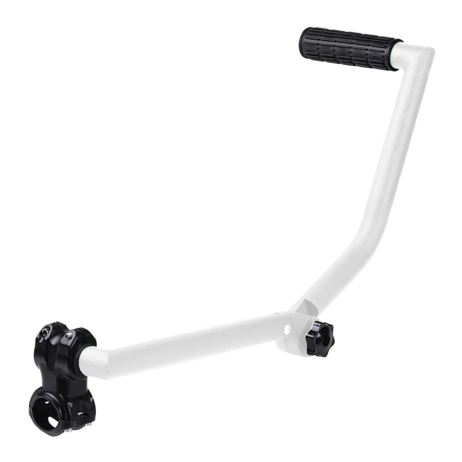 Zbiianxer White Sturdy Foldable Lawns Handle Extension Ergonomic Garden Tool Grips For Reducing Strain During Prolonged Use Foldable Lawns Handle