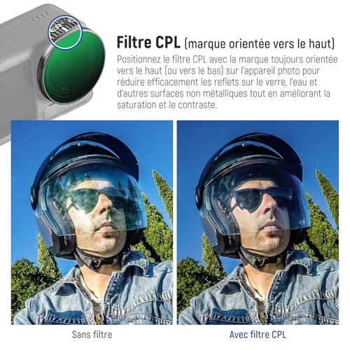 Kit filtres ND NEEWER pour DJI Osmo Action 5 Pro 4 3 pack de 4 accessoires - 5