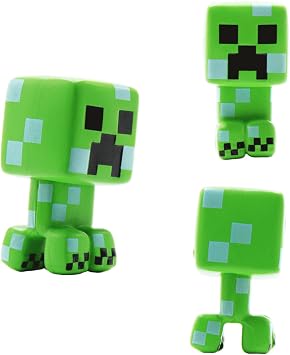 Minecraft Mine Kit Dig Your Own Mystery Block with MiniFigure, Iron Pickaxe, WaterSoak Mining Activity, Collectible GoldPlated Creeper (1in48), Gift for Kids 3+