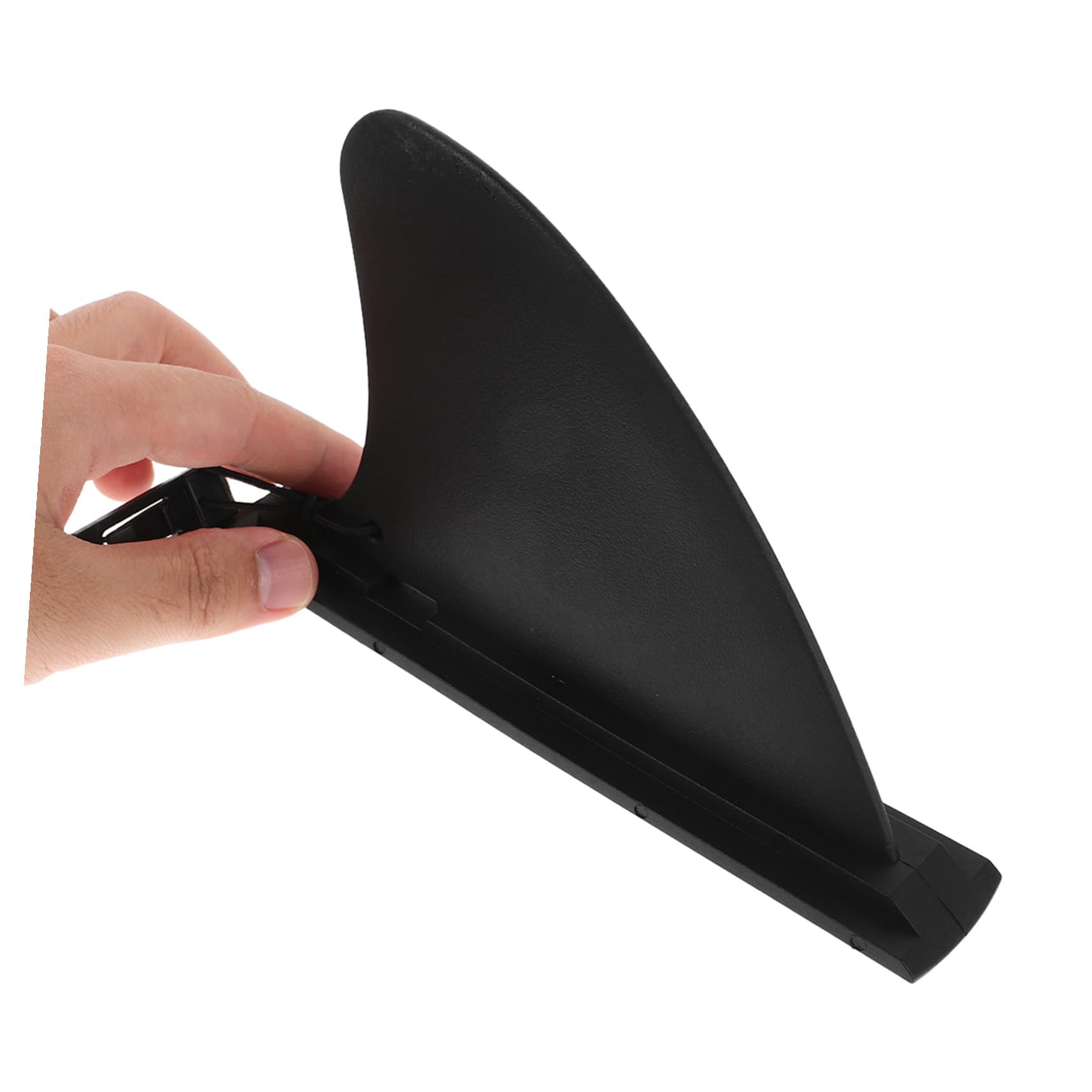 Aleta de Paddle Surf Desmontable 4 Piezas PVC Negro para Kayak y Canoa