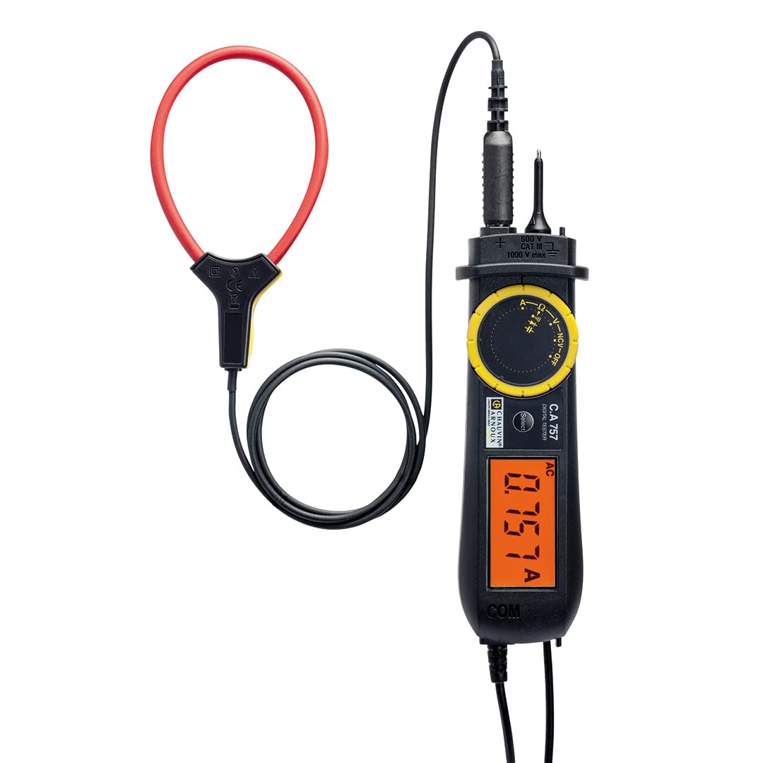 Chauvin Arnoux C.A 757 Multitester CAT III 600V LCD schwarz