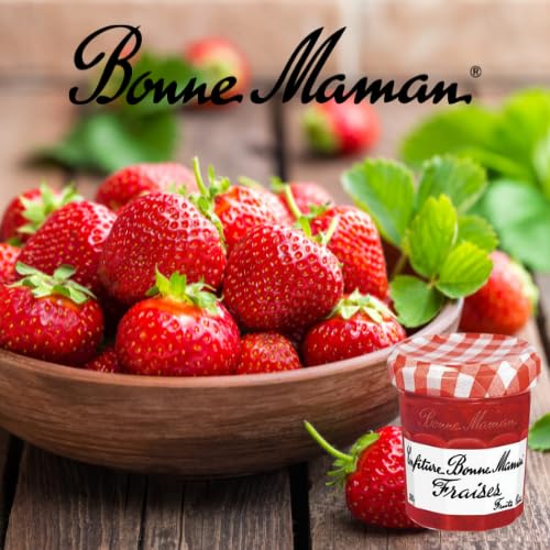 BONNE MAMAN - 20 Mini-confitures 30g assorties et 10 Pâtes à tartiner 25g | Confitures fraise, cerise, abricot, pêche et pâte à tartiner Nutellino - petit déjeuner buffet, hôtel, restauration, Airbnb