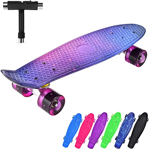 Skateboard Komplette Mini Cruiser Skateboard für Kinder Jugendliche...