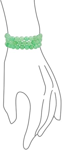 Vista 43 de Bling Jewelry Juego de 3 pulseras elásticas unisex apilables con cuentas redondas de 0.315 pulgadas para mujeres, adolescentes y hombres, multihebra