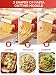 Imagen de FOHERE Máquina para Hacer Pasta Fresca Manual Roja 3en1