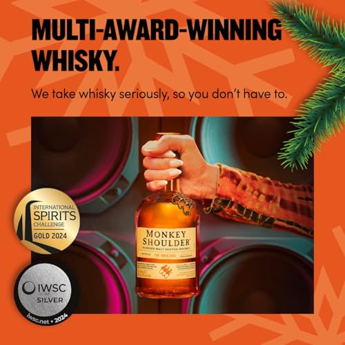 MONKEY SHOULDER Blended Malt Scotch Whisky - The Original - Rich, Smooth & Fruity - Small Batch Whisky - Made For Mixing - The Gift That Raises the Bar - Multi-Award Winning - 40% ABV - 70 cl - Image 3