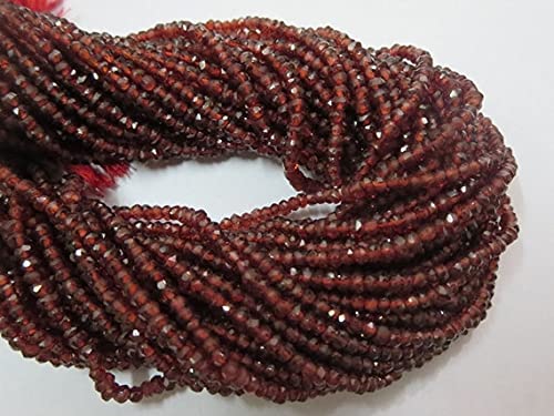 Garnet naturel micro rondelles pour créer vos bijoux bohèmes chic en atelier