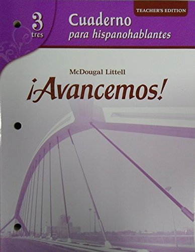 Cuaderno para hispanohablantes Workbook (Avancemos!, Level 3) (Spanish Edition)
