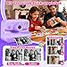 Elecoutek Kids Instant Print Camera, 30MP 1080P HD Digital Camera for Boys Girls with Color Pens & 32GB Card, Christmas Birthday Gifts Kids Toys for 3-12 Years Old (Purple)
