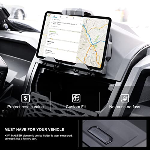 Kiwi Master Electronic Device Tablet Phone Holder Compatible for 2020-2025 Kawasaki Teryx KRX 1000 Accessories Storage Box Organizer Tray - Thumbnail 2
