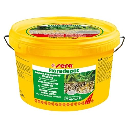 sera floredepot 4,7 kg (3,6 L) - Eine gute Basis für erfolgreiche Pflanzenpflege im Aquarium, Bodengrund für unter den Aquarienkies, Nährboden 1. Schicht unter dem Aquariumkies