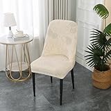 Tissu Souple: Housse chaise salle a manger sont shaker fleece ( polyester + spandex).Super extensibles, douces, confortables,durables. La grande élasticité de la housse peut facilement couvrir votre chaise, antidérapante, anti-poussière, résistante à la chaleur et mieux protéger vos meubles. L'élasticité récupère rapidement, la main est lisse et durable, s'adapte en toute sécurité et l'ourlet élastique est cousu.