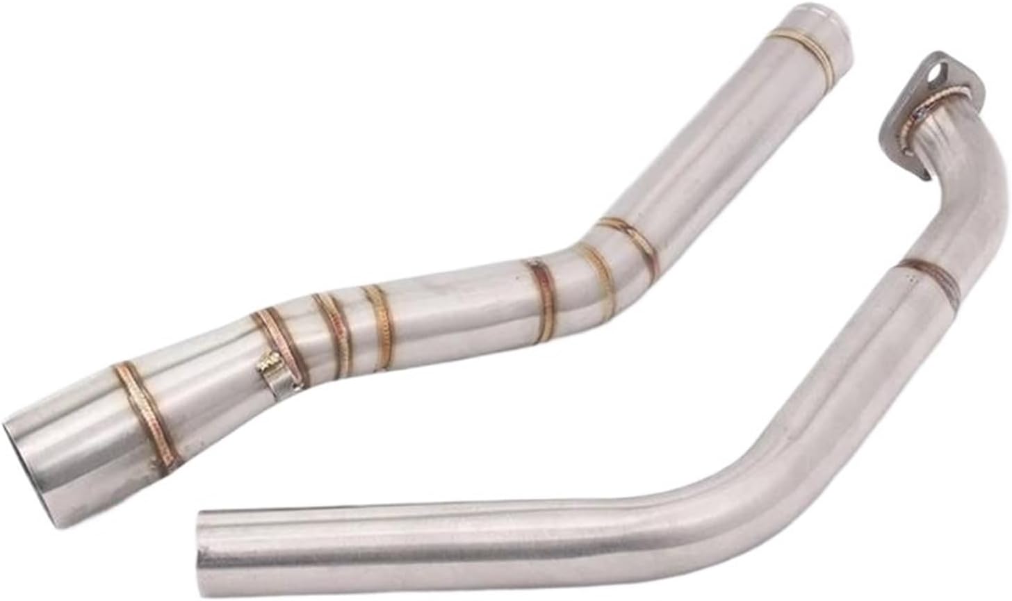Motorcycle Exhaust Escape Moto Muffler Front Middle Link Pipe For YAMAHA YZF-R15 V3 R125 MT15 2017-2021 QAQMHVCVB(A 2017-2019)