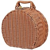Utilisation polyvalente : qu'elle soit utilisée pour les voyages, comme pièce décorative ou comme accessoire pour des séances photo, cette valise en osier offre des possibilités infinies, ce qui en fait un ajout polyvalent à toute maison ou événement.