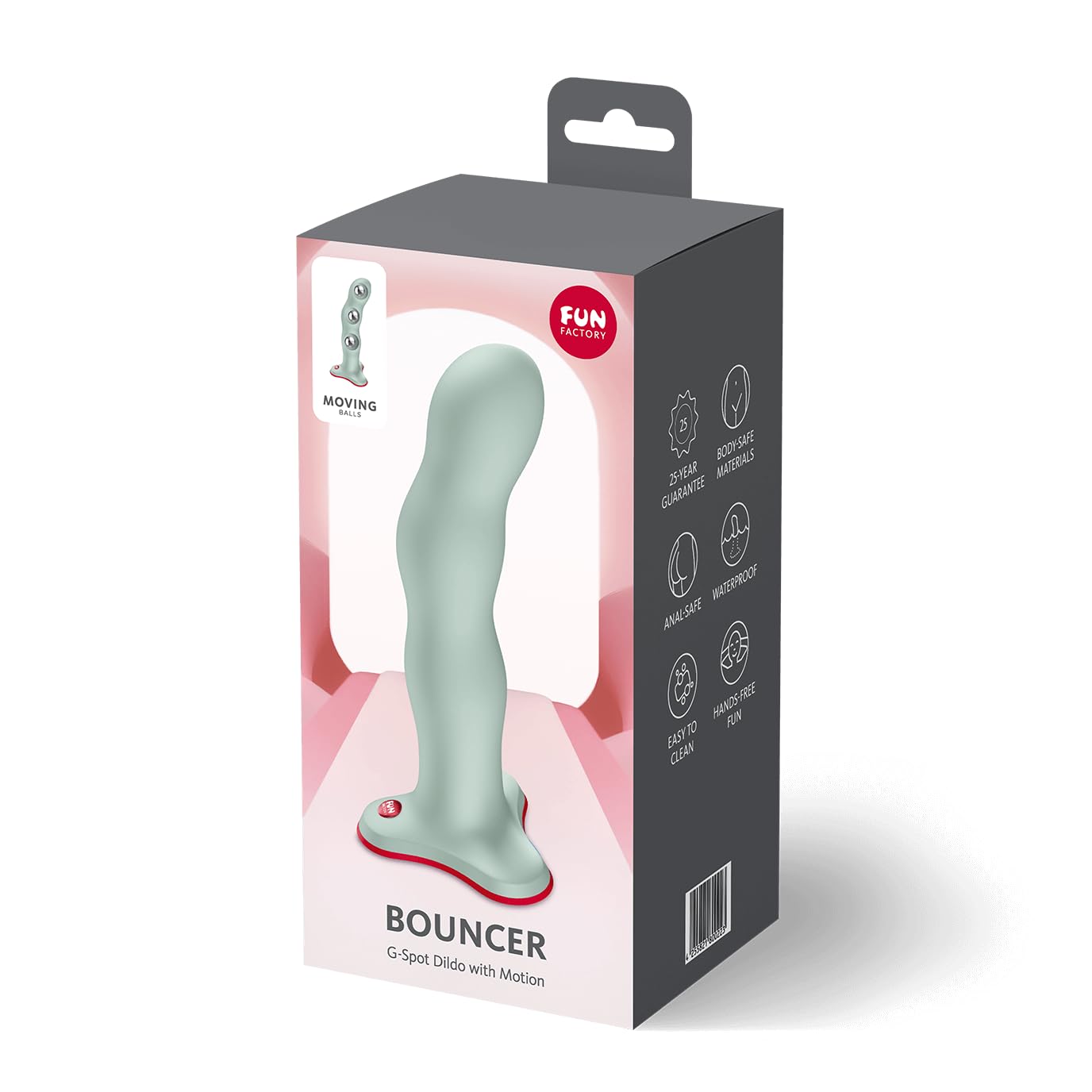 Fun Factory Bouncer | G-Punkt- & Prostata-Dildo aus Silikon | Für Sie & Ihn