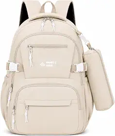 Mochila Escolar Grande Impermeável Bolsa Reforçada Com Bolso Antifurto e Divisória Para Notebook Acompanha Estojo Feminina Masculina Trabalho Faculdade Adulto Infantil Juvenil Adolescente