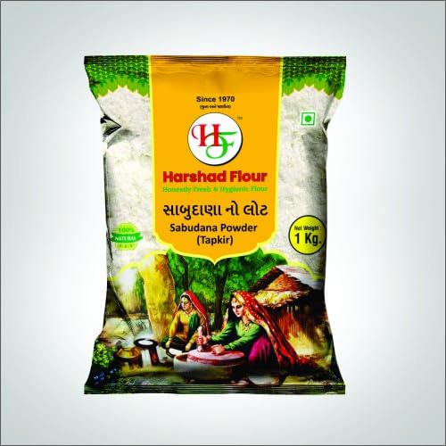 Harshad Flour Aararoot Powder (Tapkir) |Natural Pure and Raw Arrowroot ...