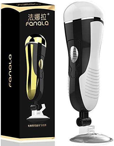 Ingdy(TM) Hands Free Male Ma s-tu rbator Cup Realistic Artificial Silicone Va gi-na Real Fake Pocket Pussy Vib-rat- ing Va gi-na S -ex Toys for Men [ White ]