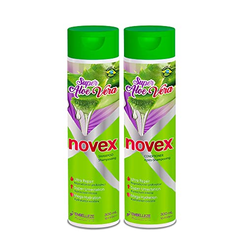 NOVEX Shampoo 10.1oz + Conditioner 10.1oz Set (Super Aloe Vera)