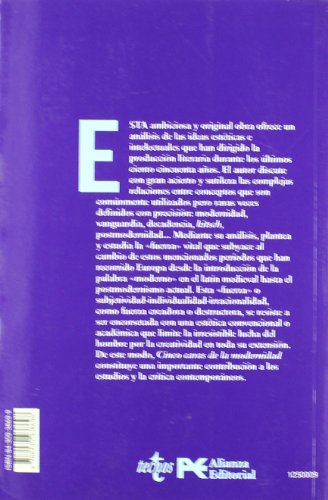 Cinco Caras De La Modernidad/ Five Sides of Modernity: Modernismo.vanguardia.decadencia.kitsch.postm