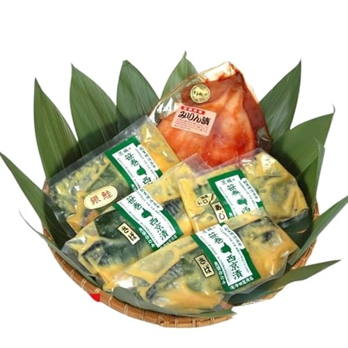 [雑誌掲載] 寺田屋の笹巻西京漬セット 寺田屋 笹巻 西京漬 セット 味噌漬け 鯖 サバ 銀しゃけ 鮭 アジ イカ するめいか 漬魚 魚介 西京焼き 焼き魚 ギフト 国内加工 魚 お魚 海鮮 海鮮加工