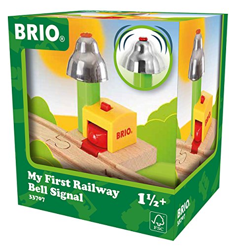 BRIO World 33727 Mein erstes BRIO Bahn Spiel Set – Zug mit Waggon, Schienen & Hängebrücke & World 33707 - Mein erstes… – Bild 6