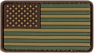 Shellback Tactical Forward Facing US Flag PVC Patch (Ranger Green)