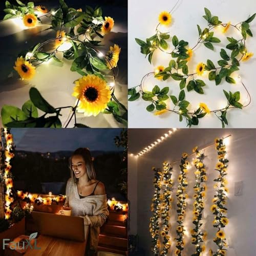 Image of Artificial Mini Sunflower Heads - Pack of 100, Yellow Silk Sunflowers for DIY Crafts, Flowers for Hair Styling, Home Office Decor, Bouquets, Scrapbooking & Party Decorations (100)