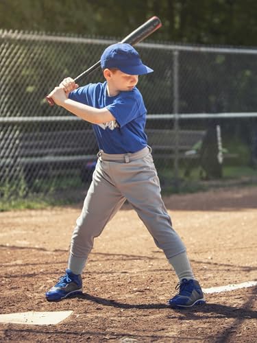 Image of Baseball Socks and Belt Set Cotton Youth Softball Socks for Boys Girls