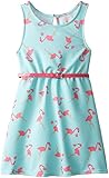 Colette Lilly Big Girls' Printed Texture-Knit Dress