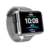 [Artesanía de metal] La pulsera inteligente tiene detección de frecuencia cardíaca precisa las 24 horas, monitoreo de la presión arterial, monitoreo de oxígeno en la sangre, monitoreo de ejercicios, kilometraje, consumo de calorías, recordatorio de mensajes, registro de sueño, recordatorio de mensajes y cámara de control remoto.