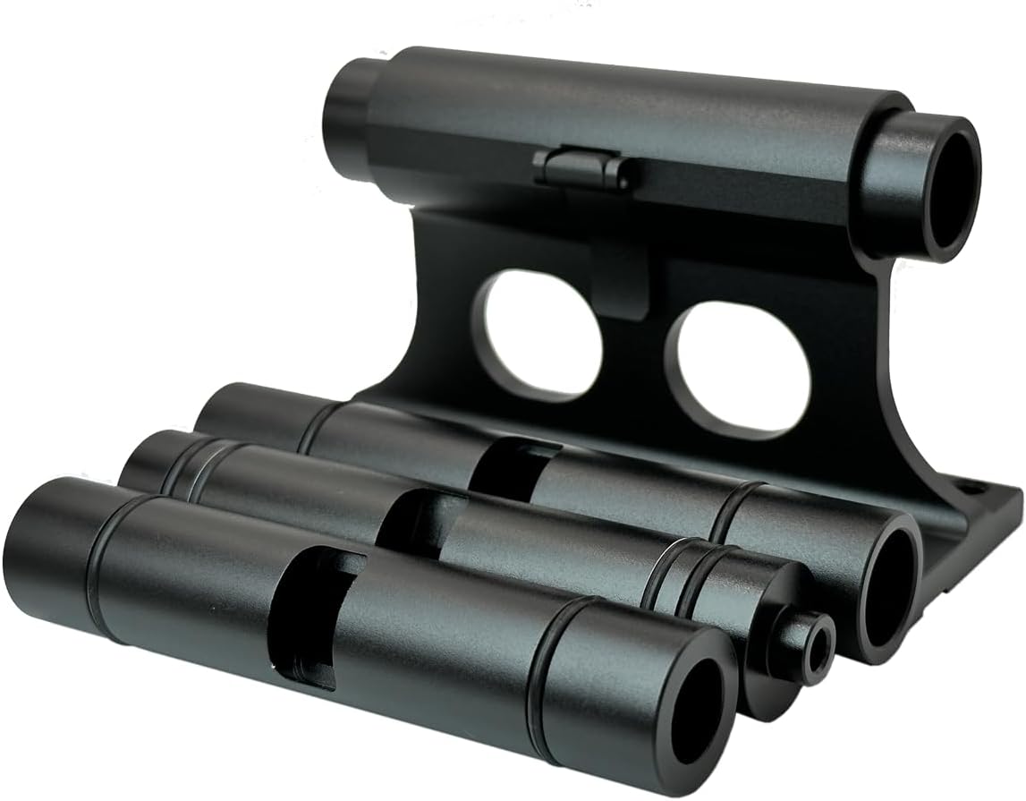 Bike Fork Mount Thru Axle Adapter 9mm QR 12mm 15mm Thru Axle for Roof Rack Van Track and Floor Mounting Unibody Sleeve Quick Conversion 4 in 1