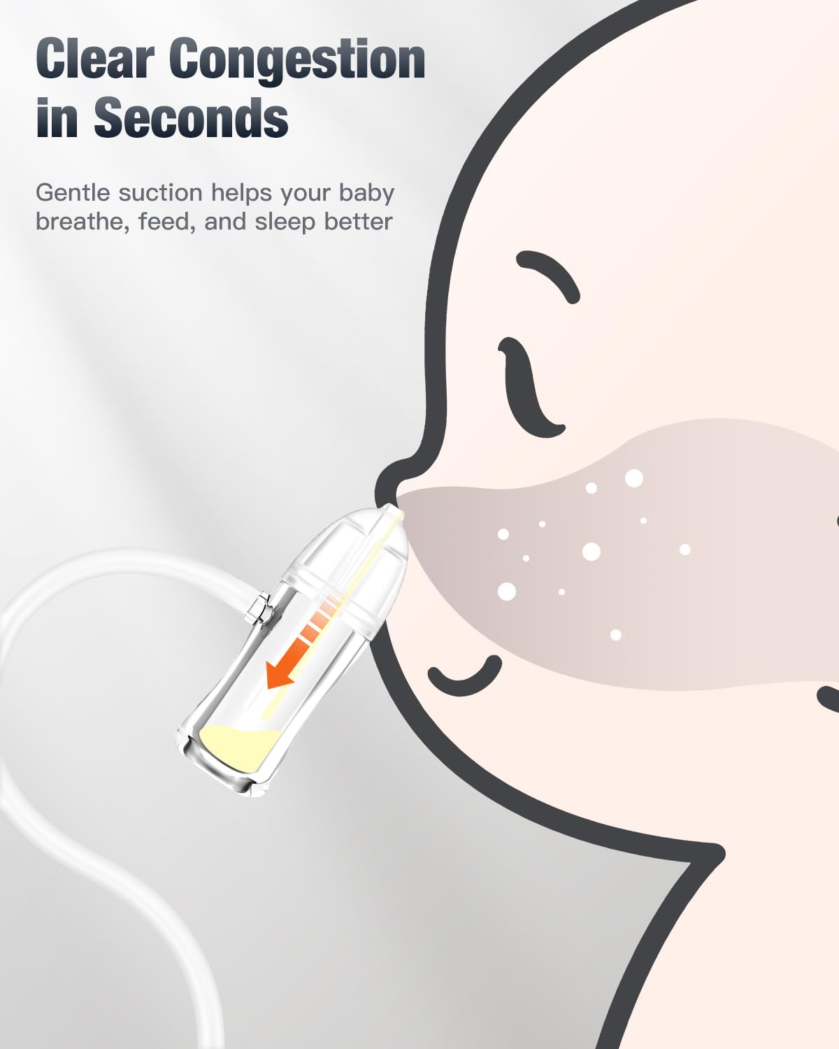 Aspirador nasal para bebé
