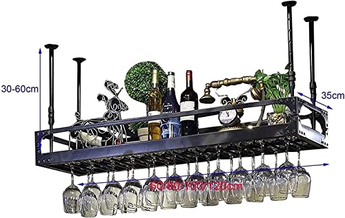 Porte-bouteille de vin de plafond pour libérer l'espace bar - 4