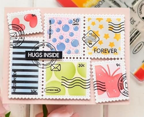 Lapoo Matriz de corte para álbuns, moldura de fundo 3D, novos moldes de corte, faça você mesmo, álbu