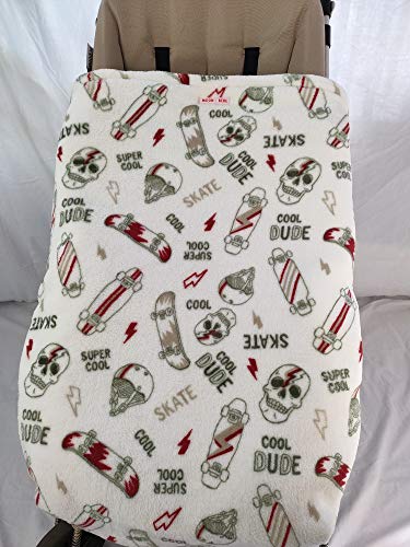 Couverture et housse poussette universelle Moon-bebe contre le vent : chancelière et porte-bébé gris