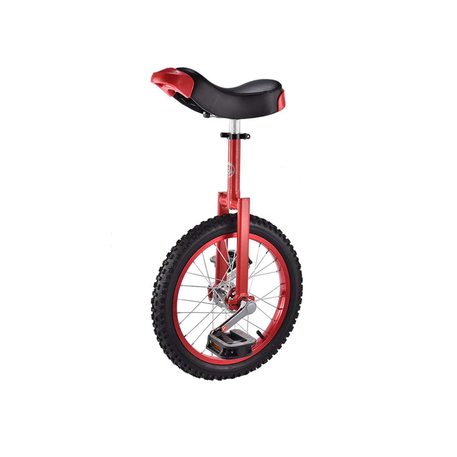 SilteD Unicycle Balance Mountain Exercise Wheel Unicycle Easy Adjustable Seat Training Style Cycling Outdoor Sports Fitness Exercise Health Balance Bike 16inch yellow