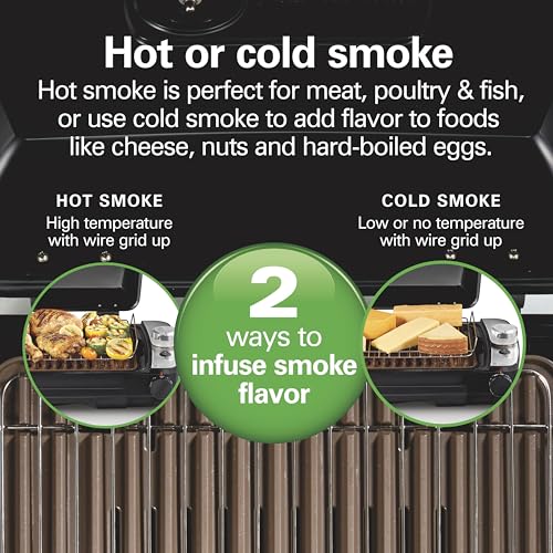 Hamilton Beach Electric Indoor Grill with Hot and Cold Smoke Infuser - image 5
