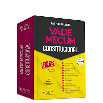 Capa do livro Vade Mecum Constitucional - 40º Exame de Ordem